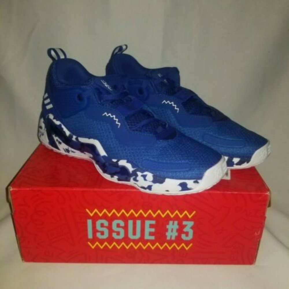 Adidas Donovan Mitchell D.O.N. Issue #3 Basketball Royal Blue H67718 Men Size 19